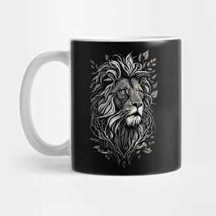 Floral Lion Mug